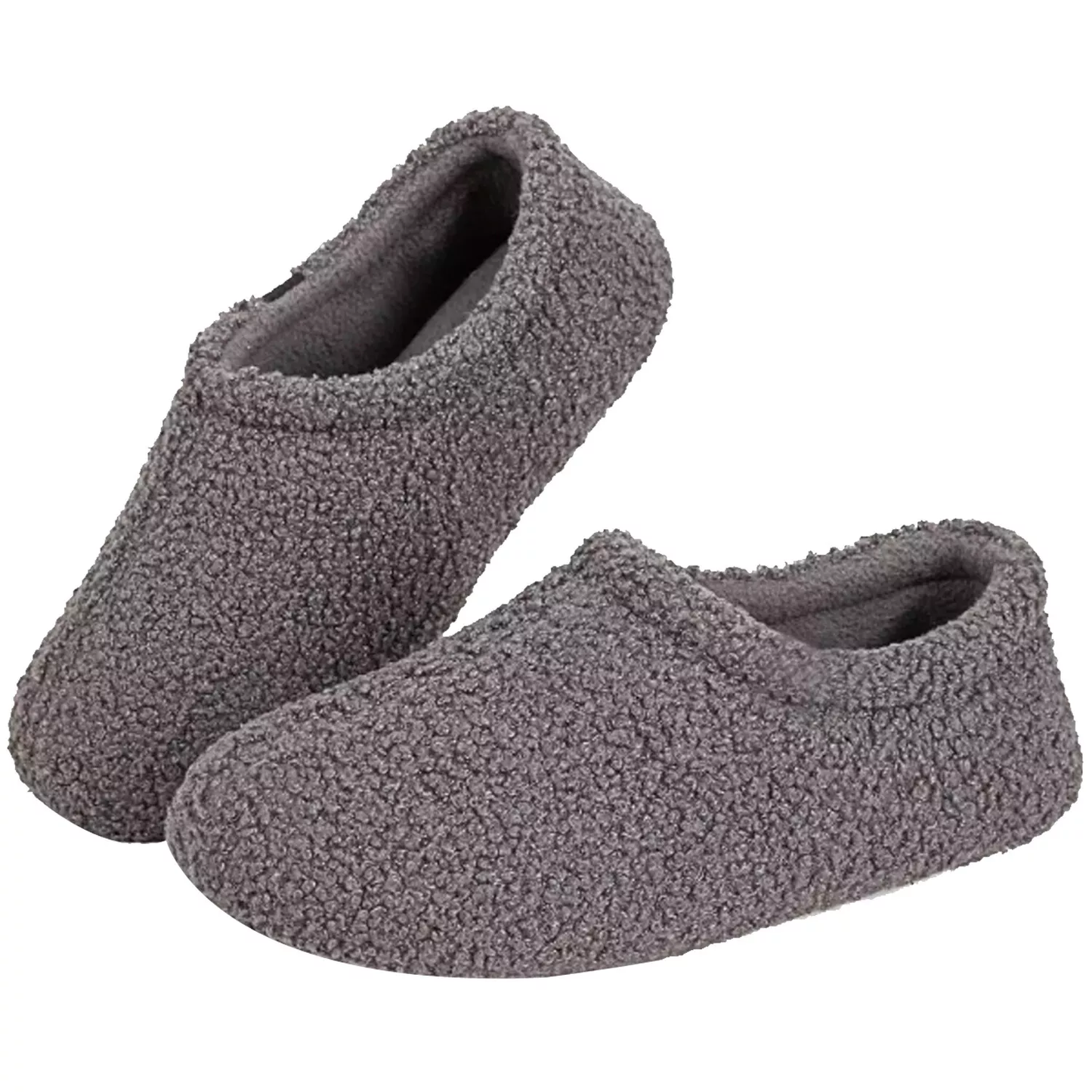 Women's Fuzzy Curly Fur Memory Foam Loafer Slippers Bedroom House Ladies Shoes