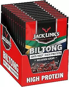 Jack Links Beef Jerky Original, Sweet & Hot, Biltong, Teriyak Pack Weight 20-25g