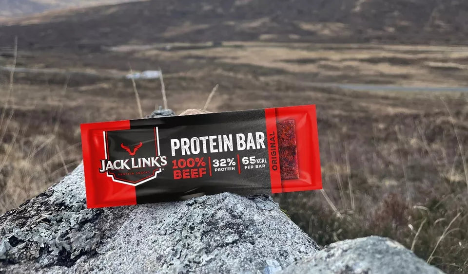 Jack Link's Protein Bar Original Gluten Free Meat High Protein Snack 22.5g Pack