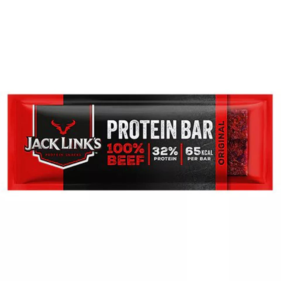 Jack Link's Protein Bar Original Gluten Free Meat High Protein Snack 22.5g Pack