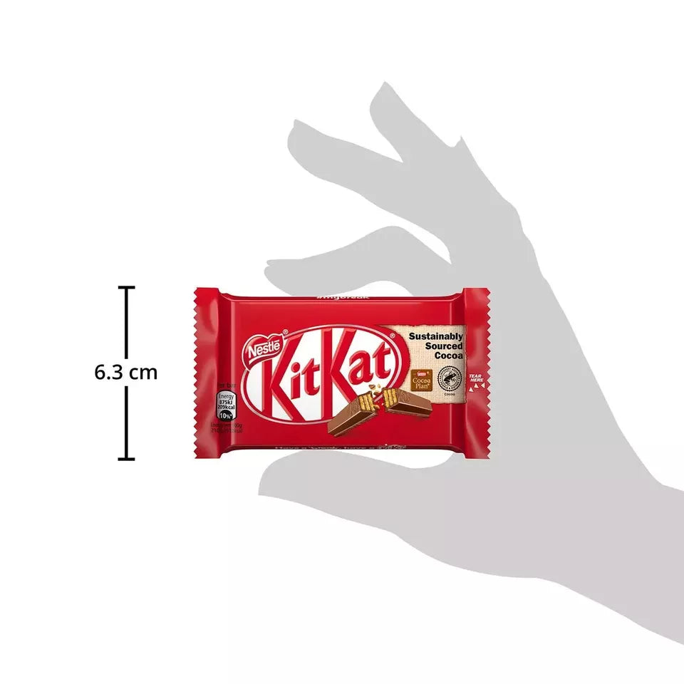 Kit Kat 4 Finger Milk Chocolate Bars 41.5g (Pack of 24) | Bulk Buy