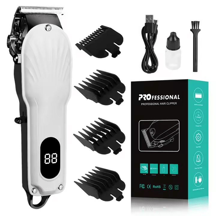 Professional Cordless Hair Trimmer Clippers Beard Shaver Machine Rechargeable