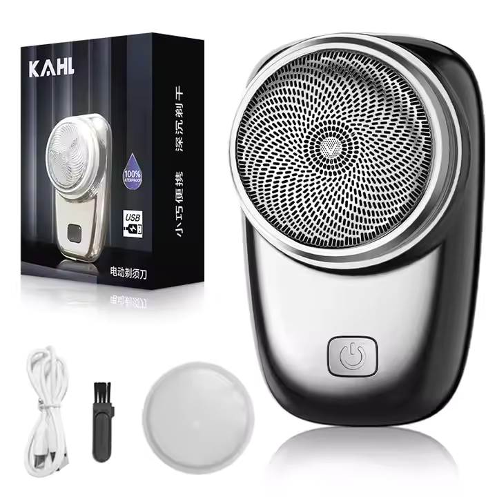 Mini Electric Shaver – Portable IPX6 Waterproof Wet & Dry Beard Trimmer with USB