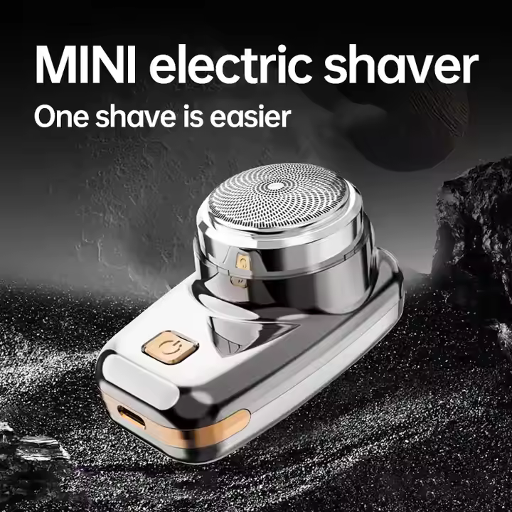 Mini Electric Shaver – Portable IPX6 Waterproof Wet & Dry Beard Trimmer with USB