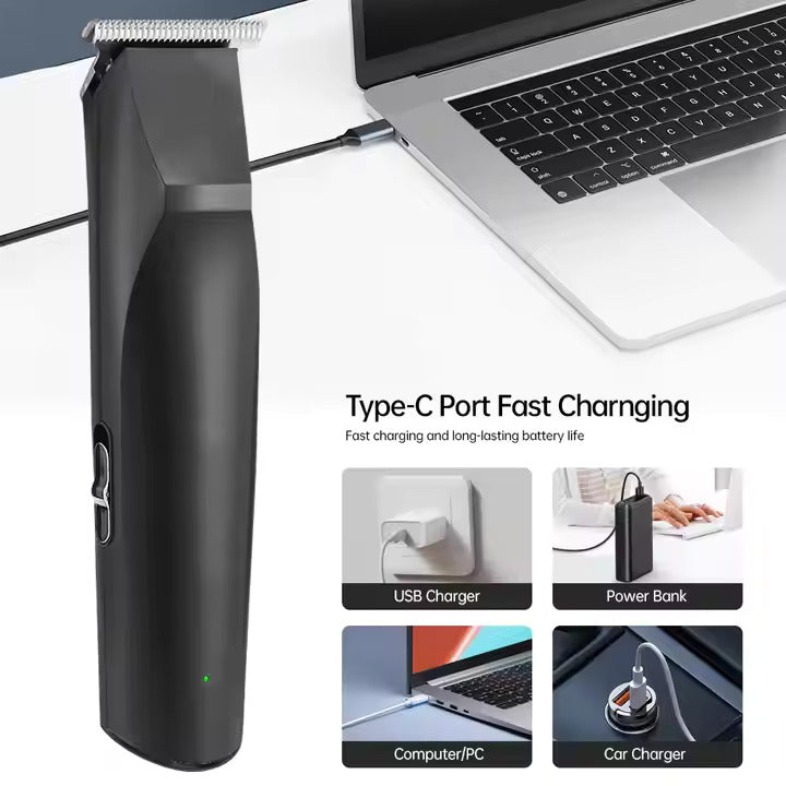 Kahl K2 Professional Rechargeable Hair Trimmer | Stainless Steel Blade | USB-C