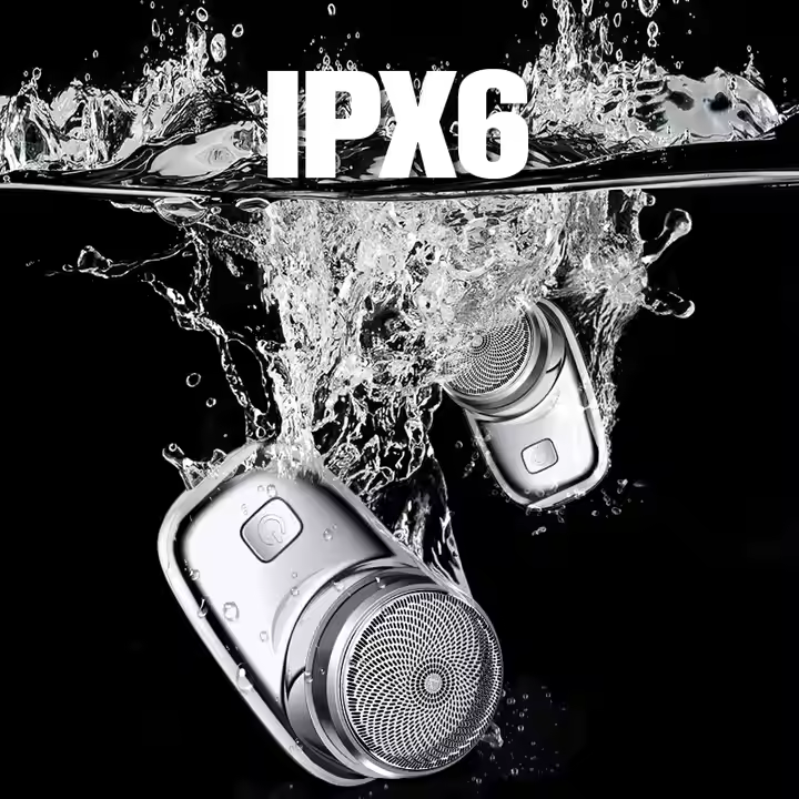 Mini Electric Shaver – Portable IPX6 Waterproof Wet & Dry Beard Trimmer with USB