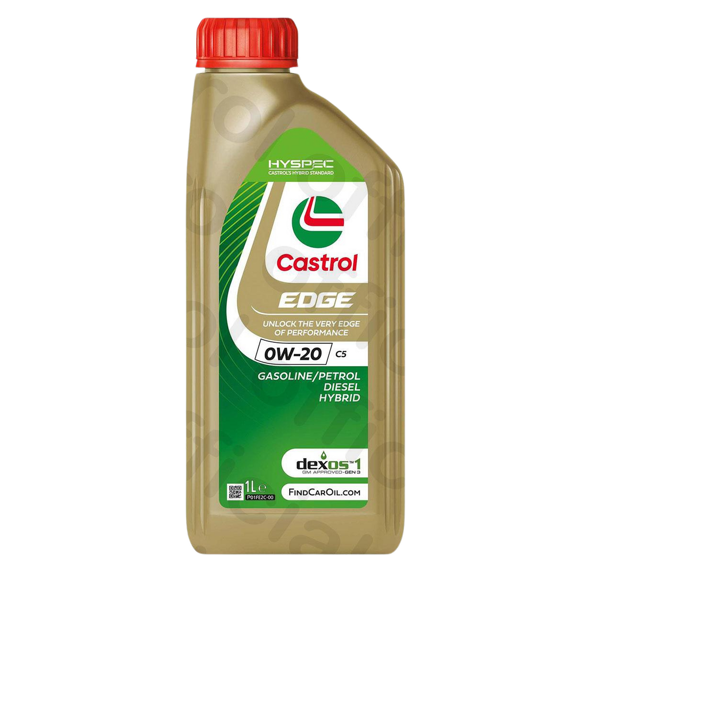 Castrol EDGE 0W-20 C5 Fully Synthetic Engine Oil with Hyspec Standard, 1L or 4L