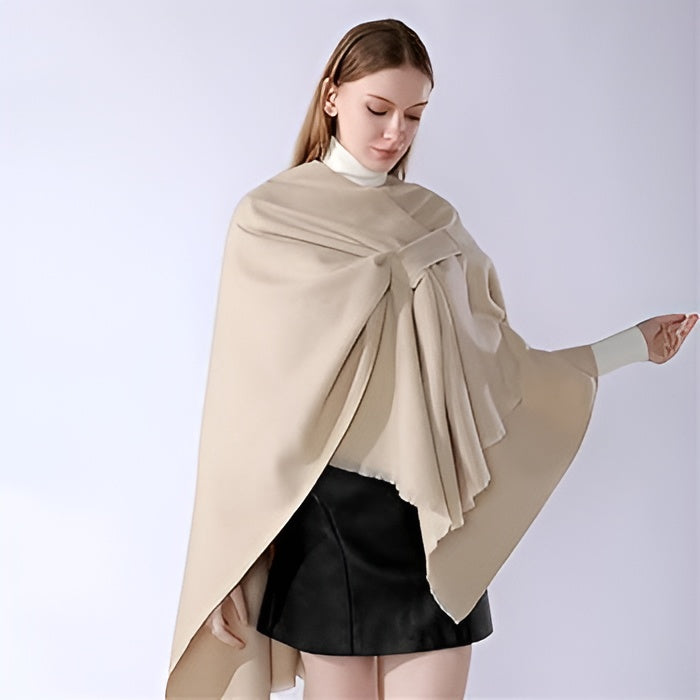 Wool Scarf Shawl Wrap Solid Blanket Scarves Made in Poland Women