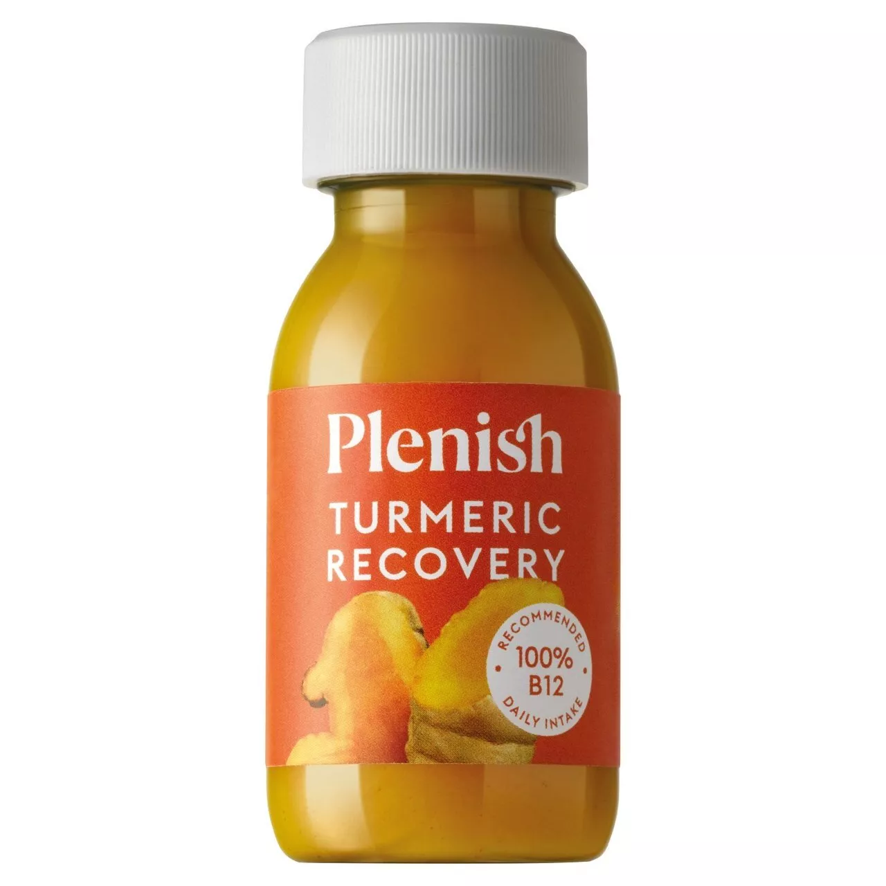 Plenish Turmeric Recovery Shots 60ml Bottle 100% Natural Vegan & Gluten Free