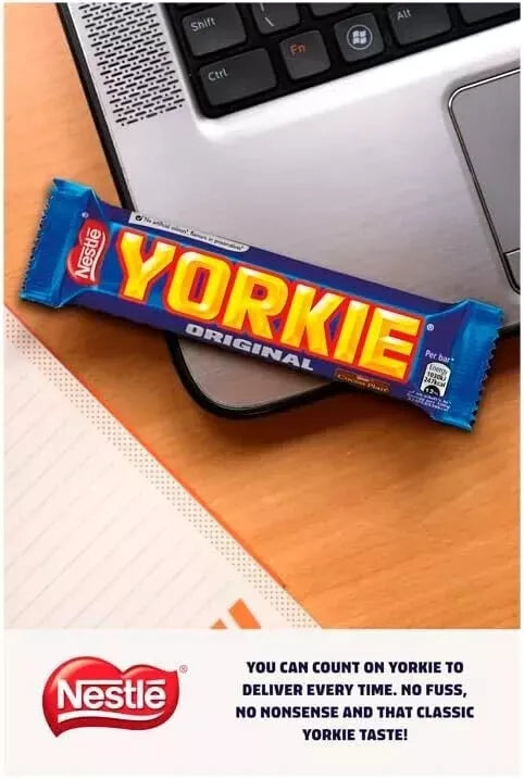 Yorkie Milk Chocolate Bars, 24 x 46 g