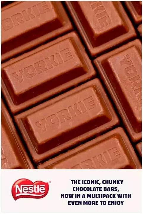 Yorkie Milk Chocolate Bars, 24 x 46 g